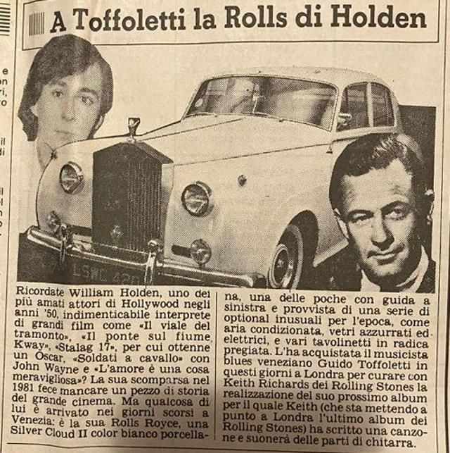 ROLLS-ROYCE Cloud Silver Cloud II EX William Holden